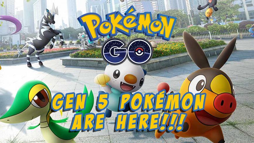 Pokémon Go Gen 5 - Todos os Pokémon disponíveis da região de Unova