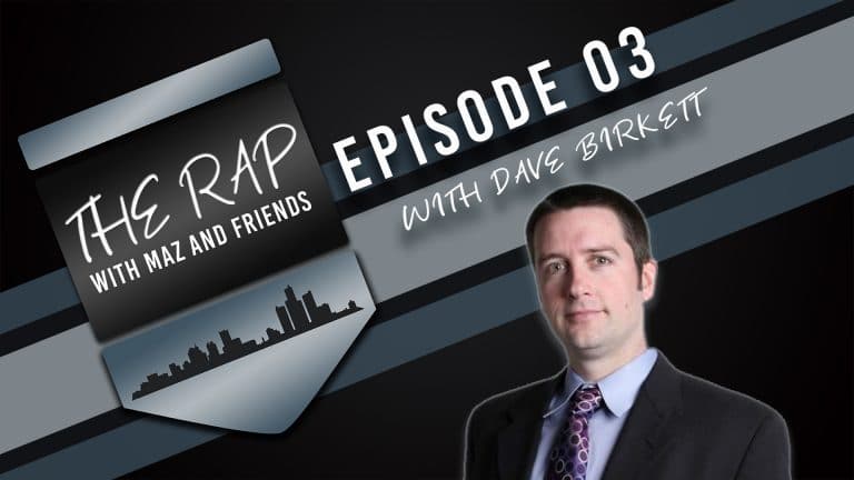 The Rap with Maz & Friends - Episode 3 - Dave Birkett