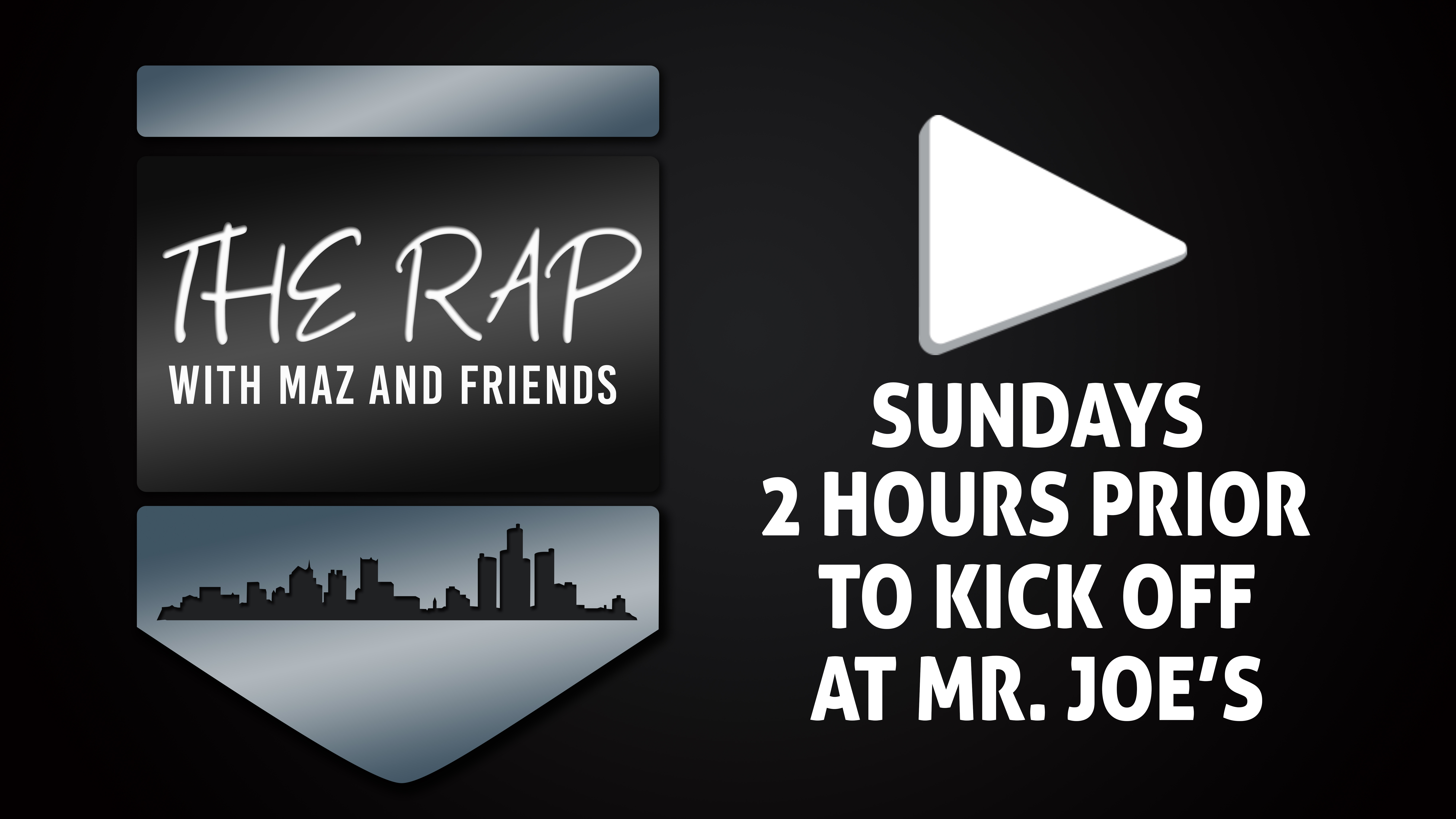 Watch Live – The Rap with Maz & Friends – 2 Hours Before Kickoff
